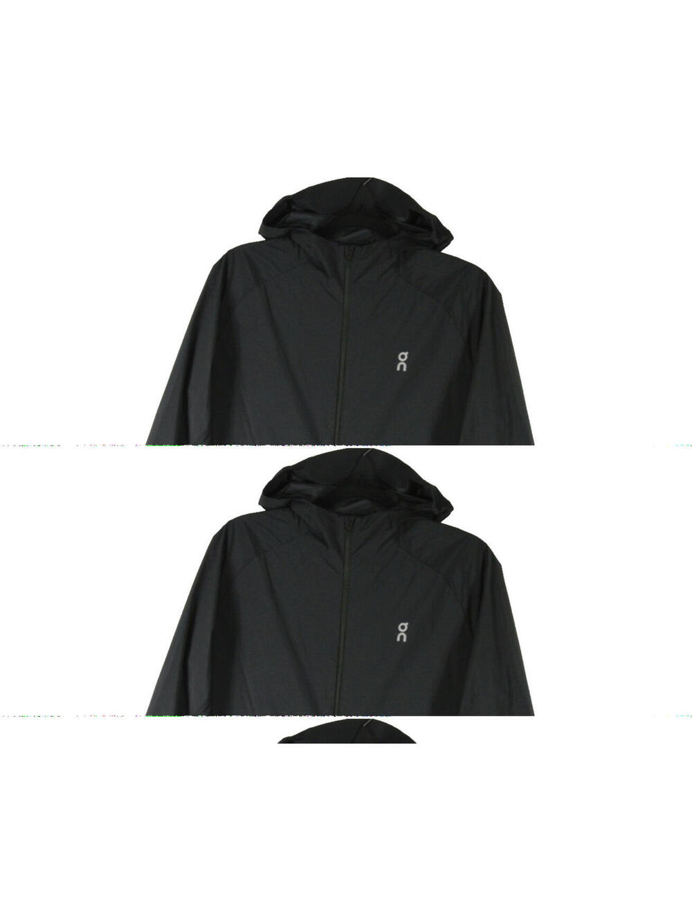 NWT, ON clouds Core Hooded Packable Running Jacket in black Sz L #T3886 - Picture 4 of 10
